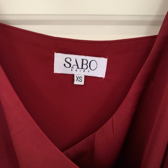 Sabo Skirt Scarlett Wrap Dress Sz XS - Picture 4 of 5